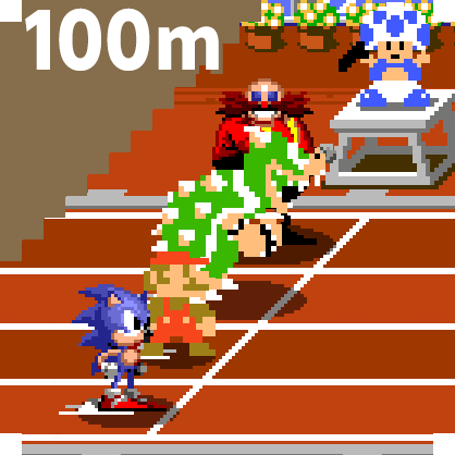 100m