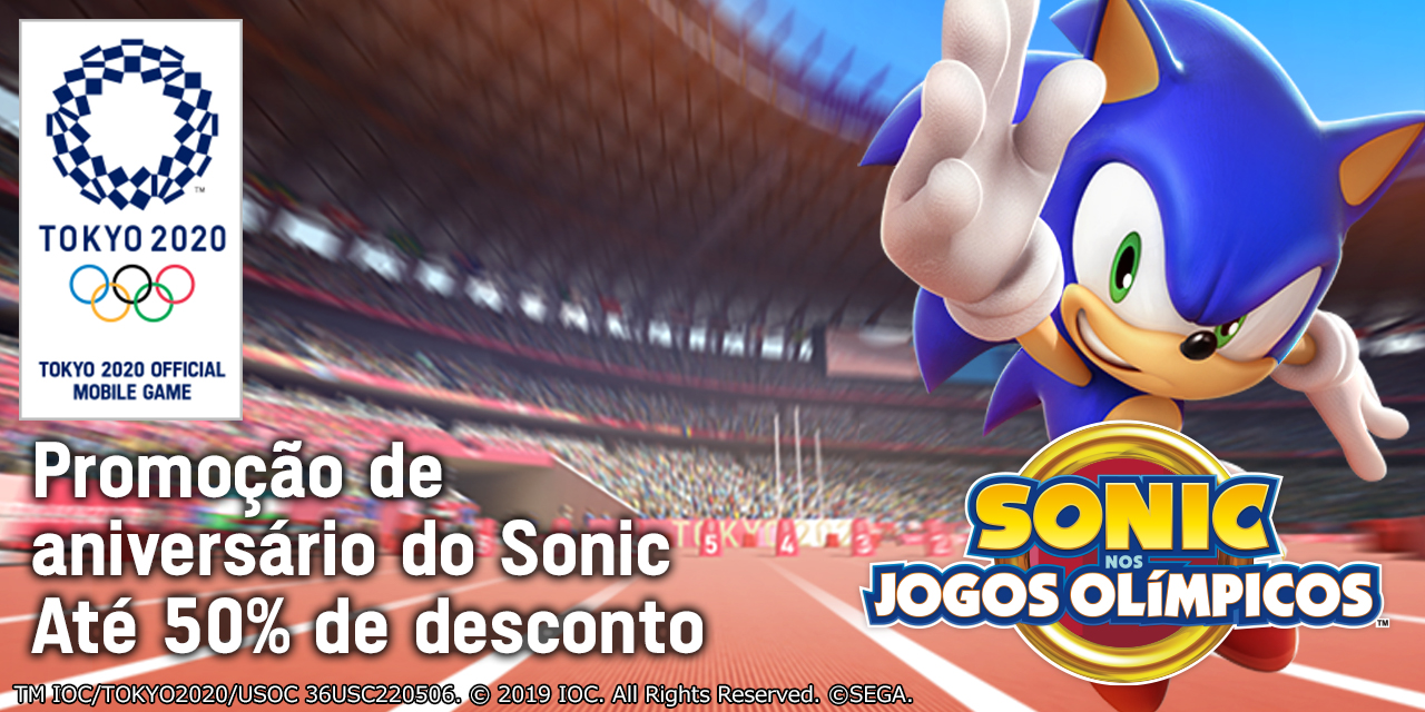 Sonic nos Jogos Olímpicos de Tóquio 2020 já está disponível com recompensas  especiais - Combo Infinito